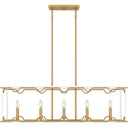 Brinkman 5 Light Island Light in Matte White 1