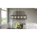 Brockton 5 Light Outdoor Island Light in Grey Ash 7