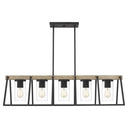 Brockton 5 Light Outdoor Island Light in Grey Ash 9