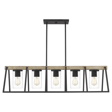 Brockton 5 Light Outdoor Island Light in Grey Ash 9