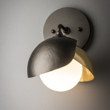 Brooklyn 1-Light Double Shade Bath Sconce 1