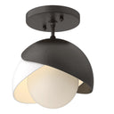 Brooklyn 1-Light Double Shade Semi-Flush 9