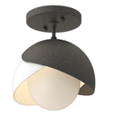 Brooklyn 1-Light Double Shade Semi-Flush 10