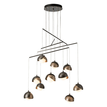 Brooklyn 10-Light Double Shade Mobile Pendant 1