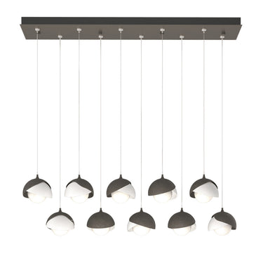 Brooklyn 10-Light Double Shade Pendant 12