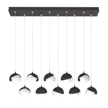 Brooklyn 10-Light Double Shade Pendant 14