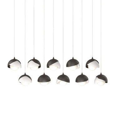 Brooklyn 10-Light Double Shade Pendant 15