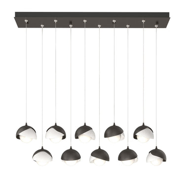 Brooklyn 10-Light Double Shade Pendant 16