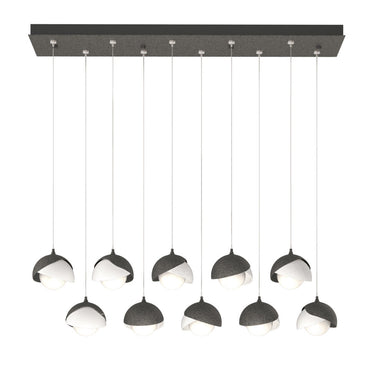Brooklyn 10-Light Double Shade Pendant 18