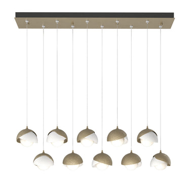 Brooklyn 10-Light Double Shade Pendant 22