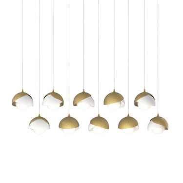 Brooklyn 10-Light Double Shade Pendant 25