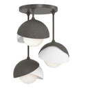 Brooklyn 3-Light Double Shade Semi-Flush 10