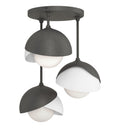 Brooklyn 3-Light Double Shade Semi-Flush 13