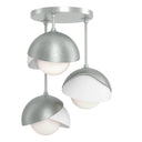 Brooklyn 3-Light Double Shade Semi-Flush 14