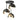 Brooklyn 3-Light Double Shade Semi-Flush 