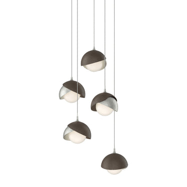 Brooklyn 5-Light Double Shade Pendant 2