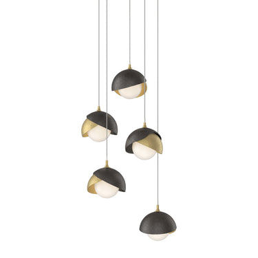 Brooklyn 5-Light Double Shade Pendant 15