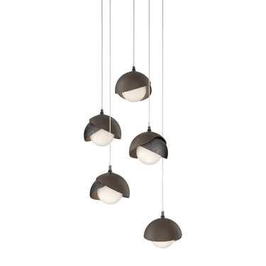 Brooklyn 5-Light Double Shade Pendant 24