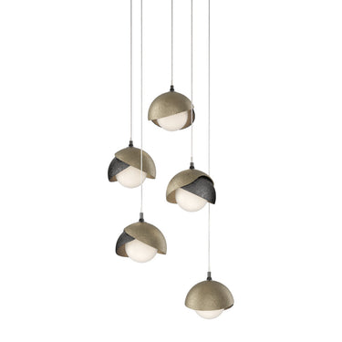 Brooklyn 5-Light Double Shade Pendant 30
