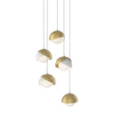 Brooklyn 5-Light Double Shade Pendant 48