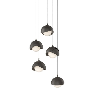 Brooklyn 5-Light Double Shade Pendant 63