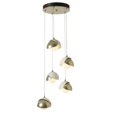 Brooklyn 5-Light Double Shade Pendant 35