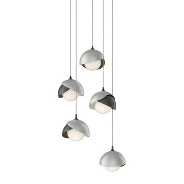 Brooklyn 5-Light Double Shade Pendant 83