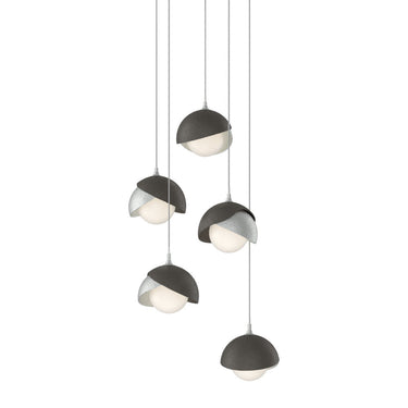 Brooklyn 5-Light Double Shade Pendant 100