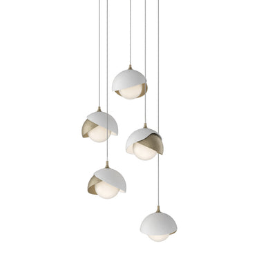 Brooklyn 5-Light Double Shade Pendant 109