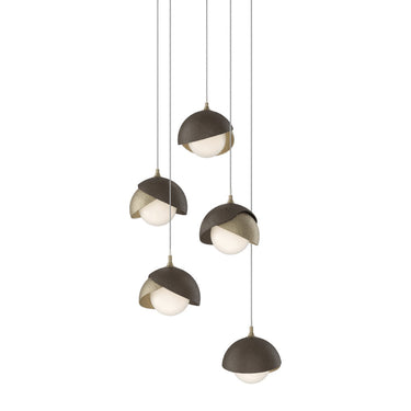 Brooklyn 5-Light Double Shade Pendant 110