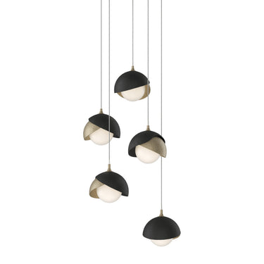 Brooklyn 5-Light Double Shade Pendant 112