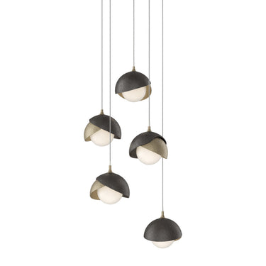 Brooklyn 5-Light Double Shade Pendant 113