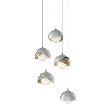 Brooklyn 5-Light Double Shade Pendant 115
