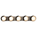 Brooklyn 5-Light Straight Double Shade Bath Sconce 2