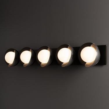 Brooklyn 5-Light Straight Double Shade Bath Sconce 8