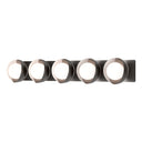 Brooklyn 5-Light Straight Double Shade Bath Sconce 9
