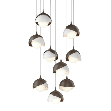 Brooklyn 9-Light Double Shade Pendant 6