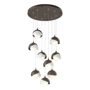 Brooklyn 9-Light Double Shade Pendant 7