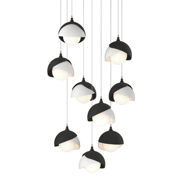 Brooklyn 9-Light Double Shade Pendant 10