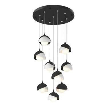 Brooklyn 9-Light Double Shade Pendant 11