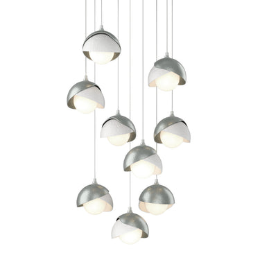 Brooklyn 9-Light Double Shade Pendant 14