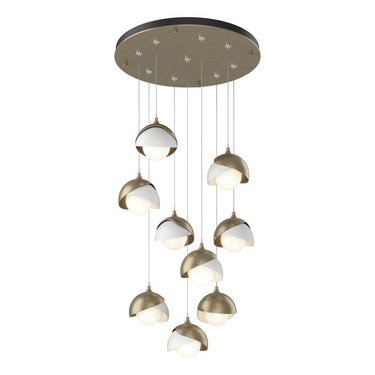 Brooklyn 9-Light Double Shade Pendant 17