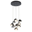Brooklyn 9-Light Double Shade Pendant 4