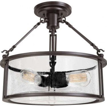 Buchanan Semi-Flush Mount-BCN1716WT