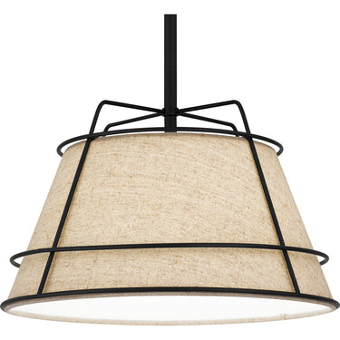 Burbridge 1 Light Mini Pendant in Matte Black 2