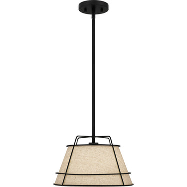 Burbridge 1 Light Mini Pendant in Matte Black 5