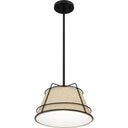 Burbridge 1 Light Mini Pendant in Matte Black 6