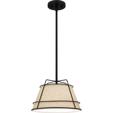 Burbridge 1 Light Mini Pendant in Matte Black 1