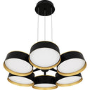 Byrnes 6 Light Chandelier in Matte Black 2