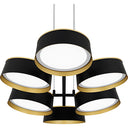 Byrnes 6 Light Island Light in Matte Black 2